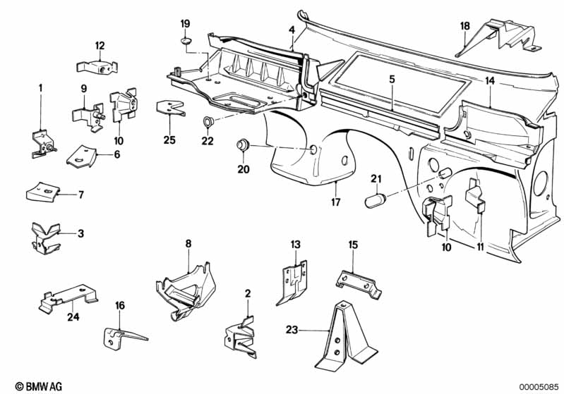 Front body parts