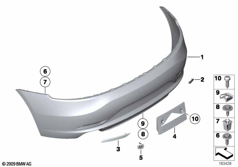 Genuine BMW 63147191767 E89 Reflector, Rear Left (Inc. Z4) | ML Performance UK Car Parts