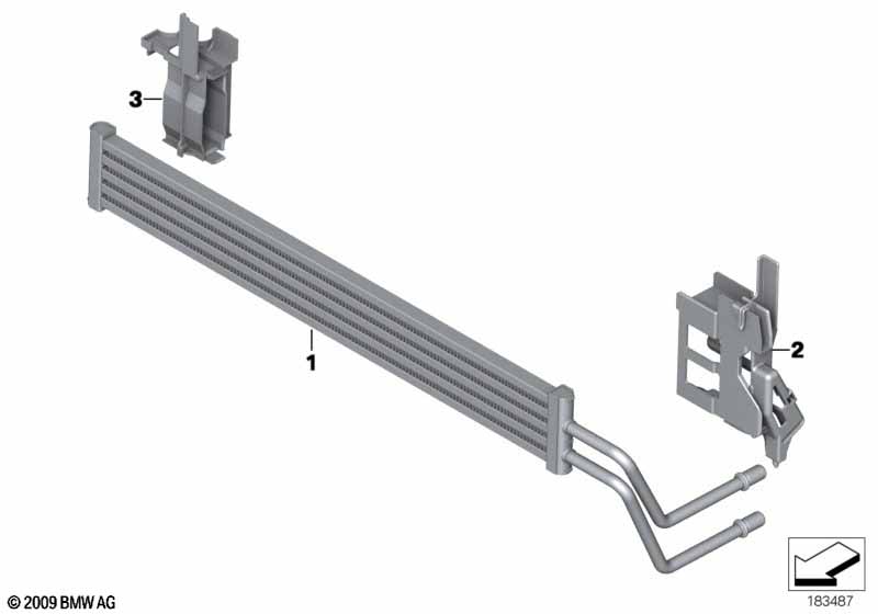 Genuine BMW 17117576825 Power Steering Cooler (Inc. 750LiX, 750Li & 760Li) | ML Performance EU Car Parts