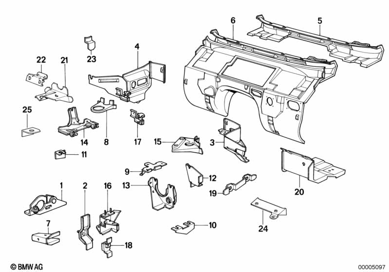 Splash wall parts