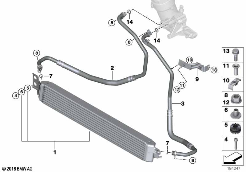 Genuine BMW 17222284079 F06 E92 O-Ring (Inc. M3, M5 & M6) | ML Performance UK Car Parts