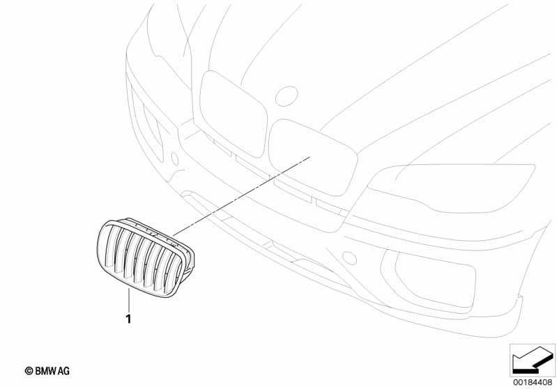 Retrofit trim grill