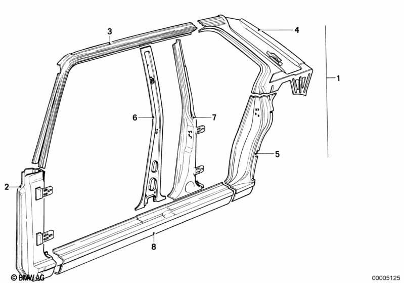 Body-side frame