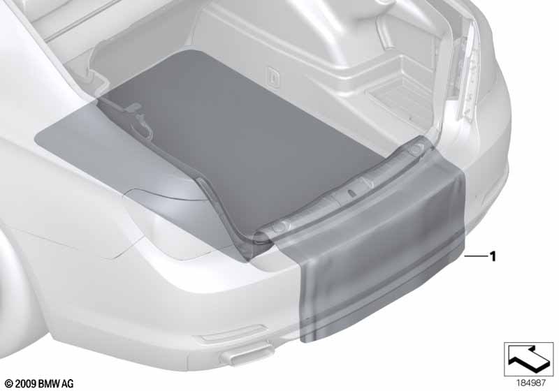 Cargo area reversible mat