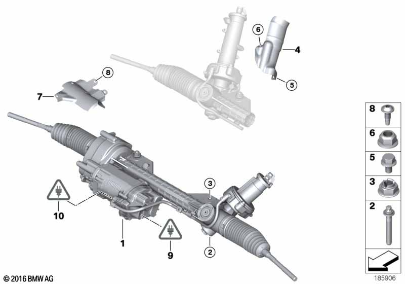 Genuine BMW 07119904128 G21 E82 Hexagon Screw With Flange M6X10-8.8-ZNS3 (Inc. M4, 440i & 325i) | ML Performance UK Car Parts