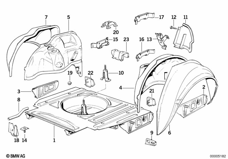 Genuine BMW 41121919948 E30 Bracket Exhaust, Rear (Inc. 325e) | ML Performance UK Car Parts