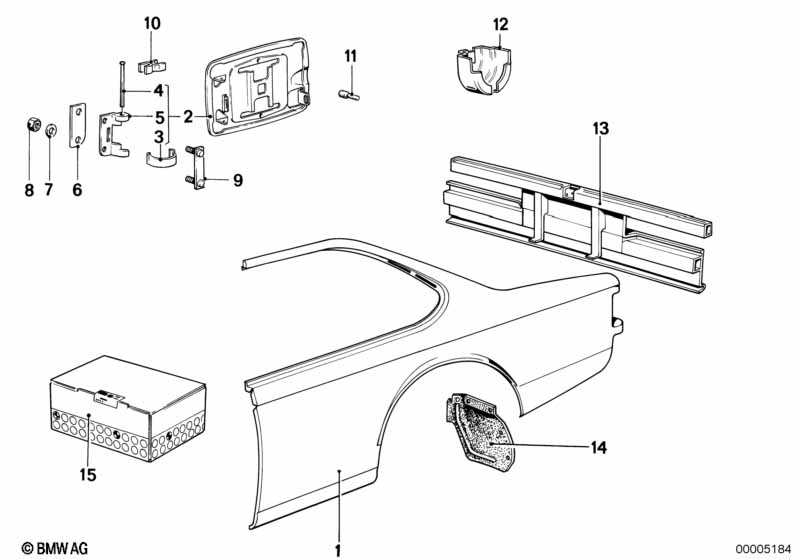 Side panel/tail trim