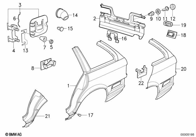 Side panel/tail trim