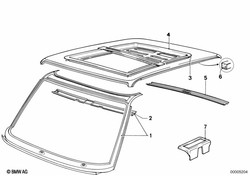 Genuine BMW 41231868607 E21 Bracket Interior Light (Inc. 320, 318i & 323i) | ML Performance EU Car Parts