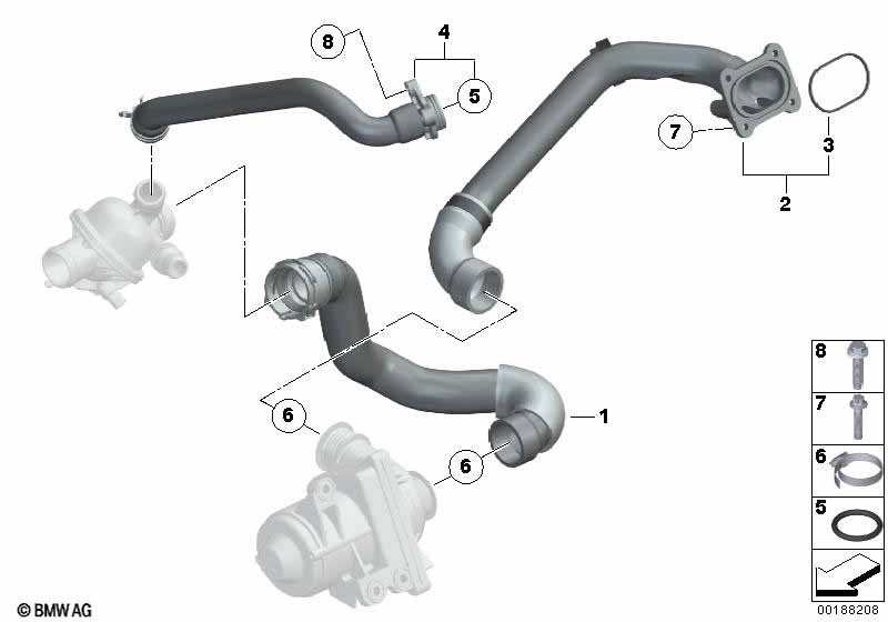 Genuine BMW 11537581798 F01 F02 Feed Line (Inc. 740i & 740Li) | ML Performance UK Car Parts