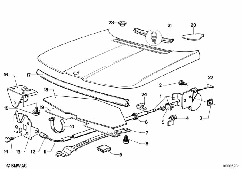Engine hood mechanism