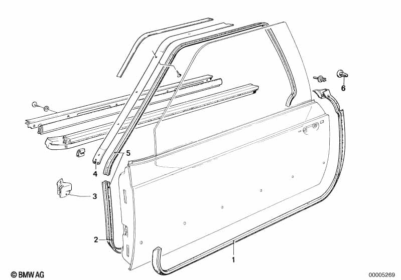 Door weatherstrip front