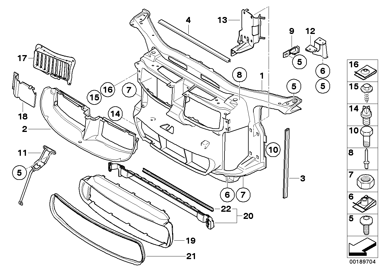Genuine BMW 51718046509 E93 E92 Front Panel -M- (Inc. 318i, 335i & 320d) | ML Performance UK Car Parts