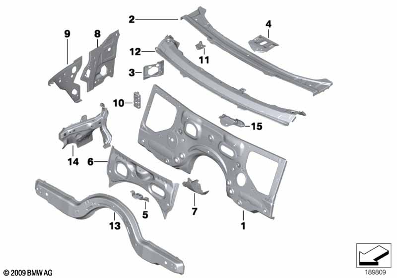 Splash wall parts