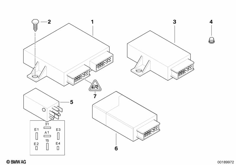 Body control units and moduls