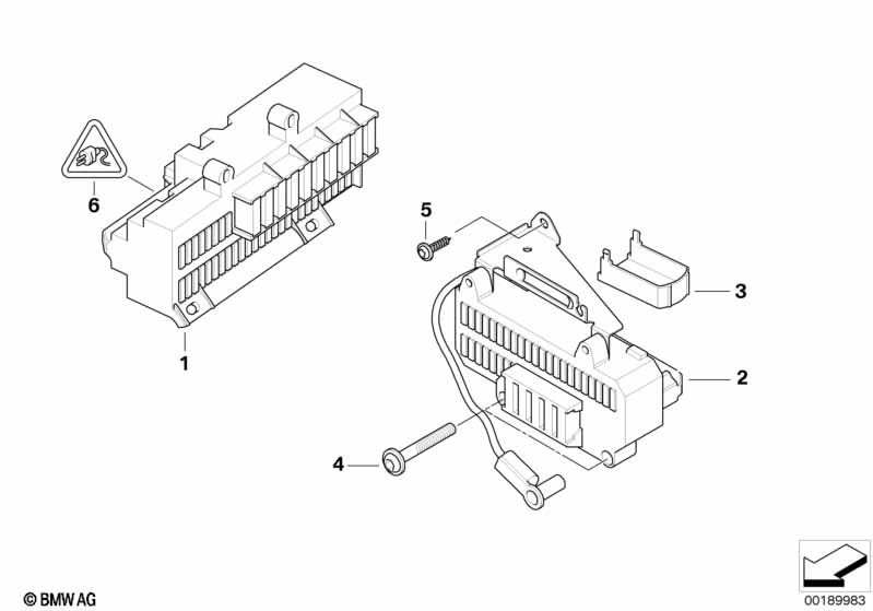 Genuine BMW 61136900560 E65 E66 Universal Socket Housing Maxi-Dfk 8 POL. /Z-CODE (Inc. 760i, 730Li & 735i) | ML Performance EU Car Parts