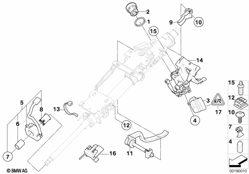 Genuine BMW 32307841205 E85 E86 Repair Kit, Steering Angle Sensor (Inc. Z4 M3.2) | ML Performance UK Car Parts