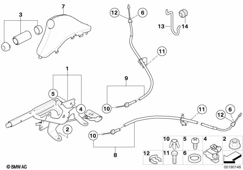Handbrake lever