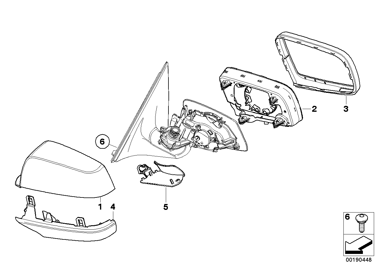 Genuine BMW 51167266037 E60 Housing Lower Section, Left SHADOW-LINE (Inc. 640d, 740dX & 530i) | ML Performance UK Car Parts