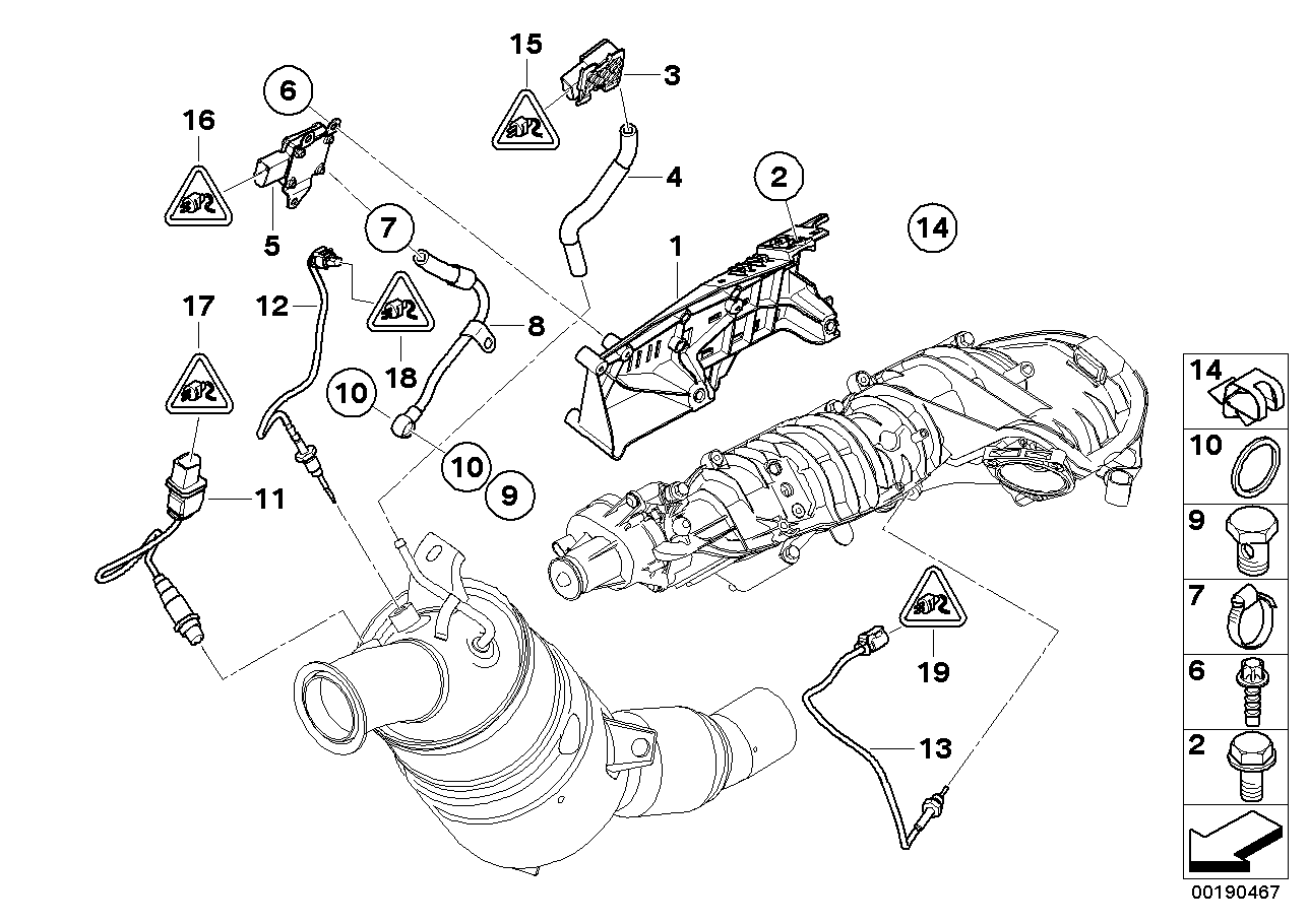 Genuine BMW 13627811913 E70 E60 G16 Egr Temperature Sensor (Inc. 740dX, X3 2.0d & 123d) | ML Performance UK Car Parts