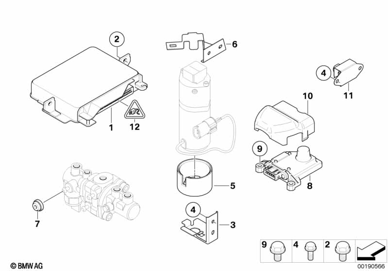Genuine BMW 34526750114 E38 Basic Control Unit Dsc (Inc. 750i & 750iL) | ML Performance EU Car Parts