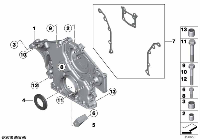 Lower timing case