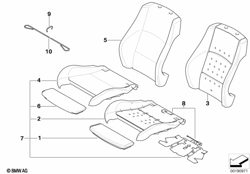 Seat, front, uphlstry, cover, Sport seat