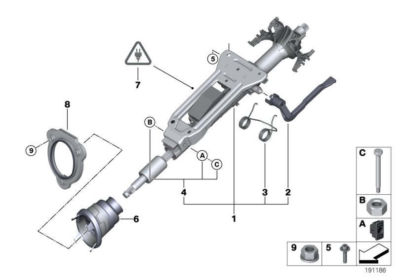 Genuine BMW 61138380696 F30 E38 F32 Universal Socket Housing Uncoded 4 POL. (Inc. 323Ci) | ML Performance EU Car Parts