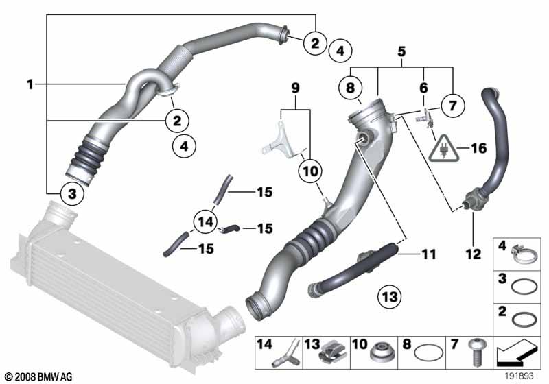 Genuine BMW 11657577229 E89 Charge Air Induction Tract (Inc. Z4) | ML Performance UK Car Parts