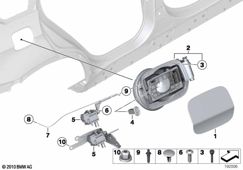 Genuine BMW 51177202345 E72 Cover Pot (Inc. Hybrid X6) | ML Performance EU Car Parts