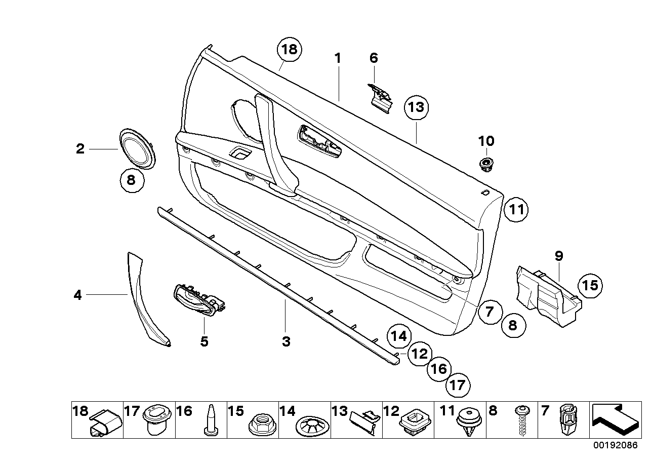 Genuine BMW 51417219049 E92 E93 Door Trim Panel Left KORALLROT (Inc. 320d, 335is & 325xi) | ML Performance UK Car Parts