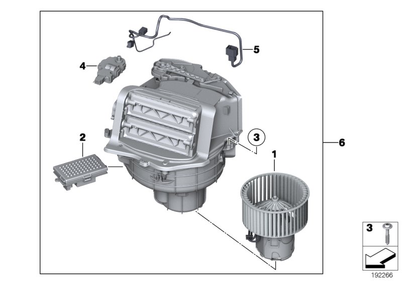 Genuine BMW 64119242607 Blower Motor (Inc. 750i, Alpina B7LX & 740Li) | ML Performance UK Car Parts