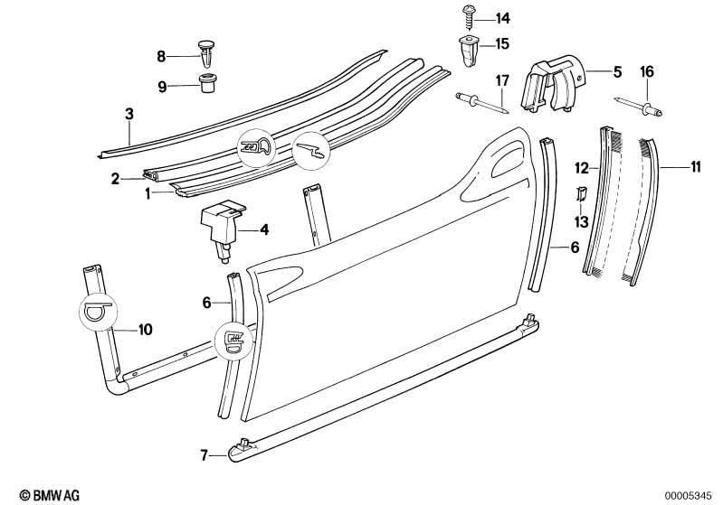 Genuine BMW 51212291864 Brush Right (Inc. Z1) | ML Performance EU Car Parts