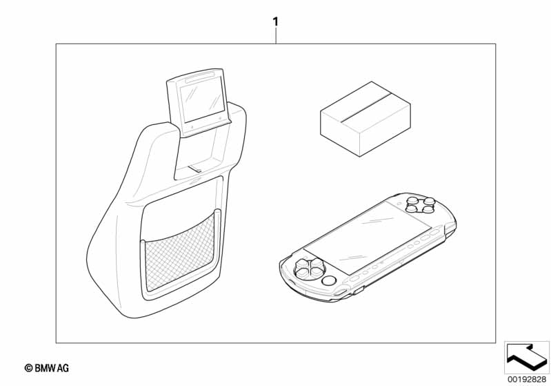 Rear entertainment Sony PSP