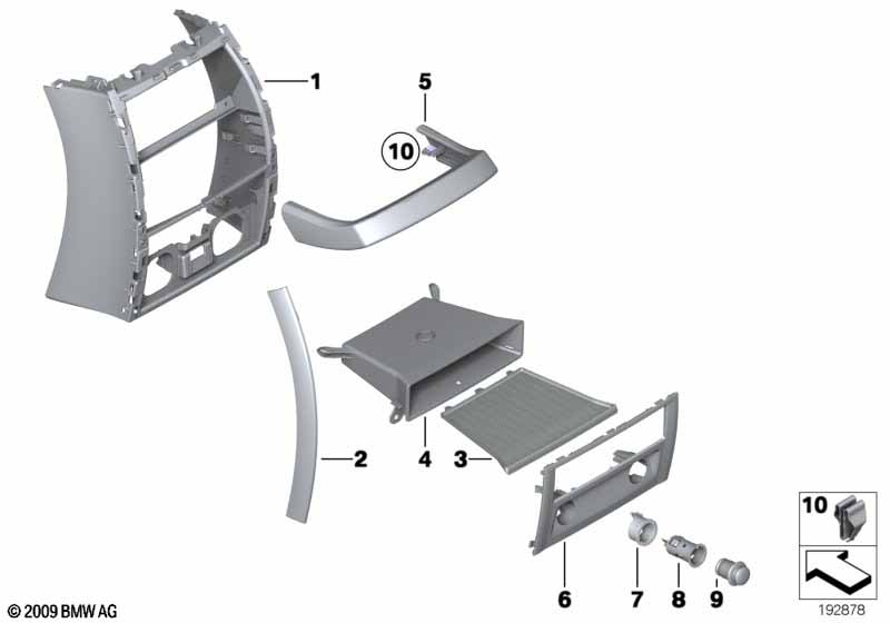 Genuine BMW 51169142157 Insert Velour (Inc. 530dX, 535dX & 530d) | ML Performance EU Car Parts