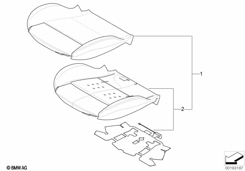 Seat, front, uphlstry, cover, Sport seat