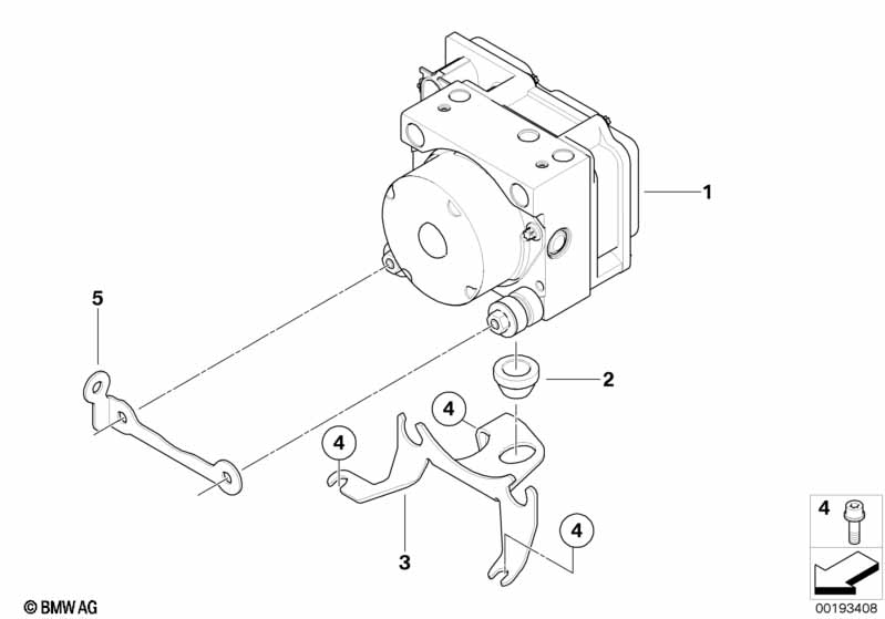 Pressure modulator ABS