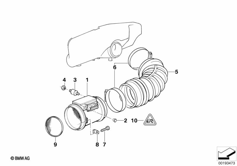 Mass air flow sensor