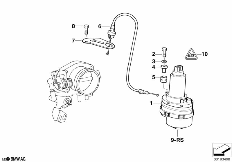Throttle actuator ASC+T