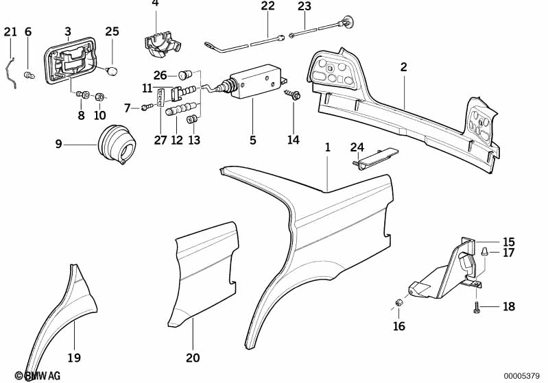 Genuine BMW 41348119190 Tail Trim | ML Performance EU Car Parts