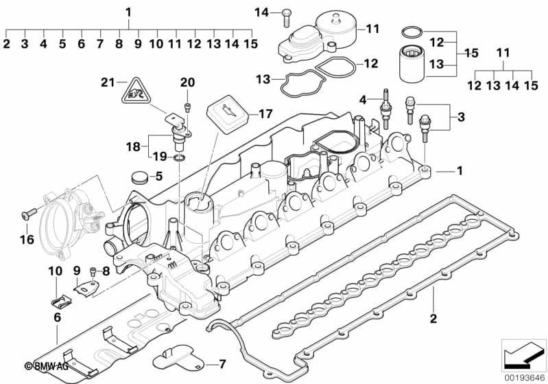 Cylinder head cover