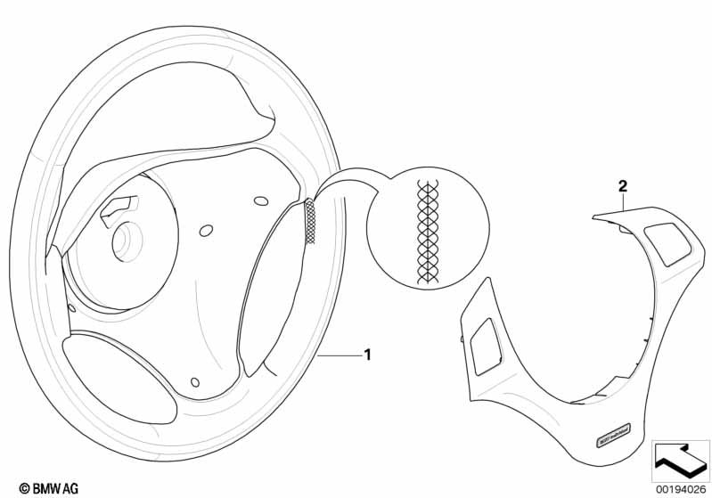 Ind.sports st.-wheel,leather w/wdn. ring