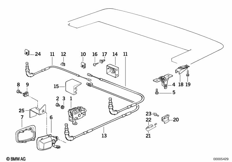 Manual folding top flap mechanism