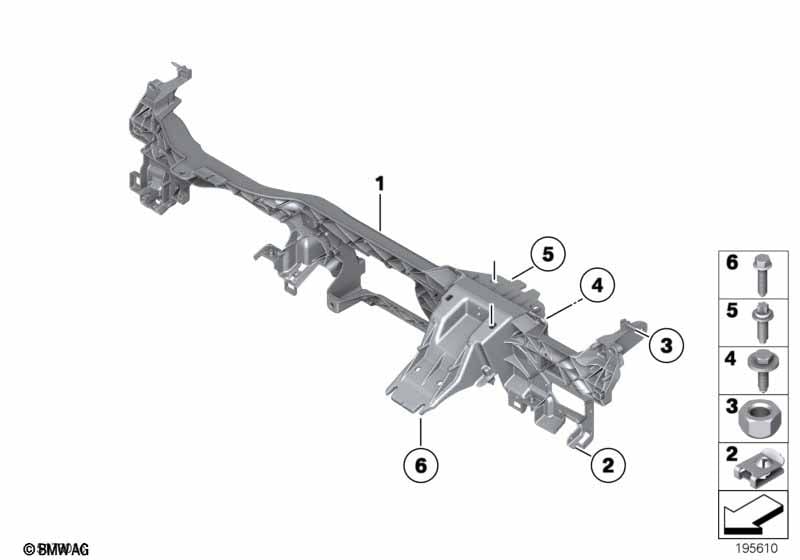 Carrier instrument panel