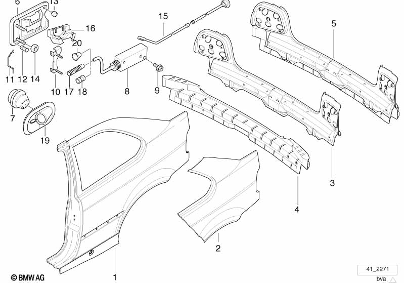 Side panel/tail trim