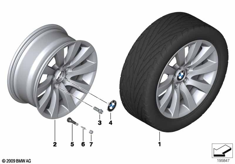 BMW LA wheel Turbine Styling 271 - 18''
