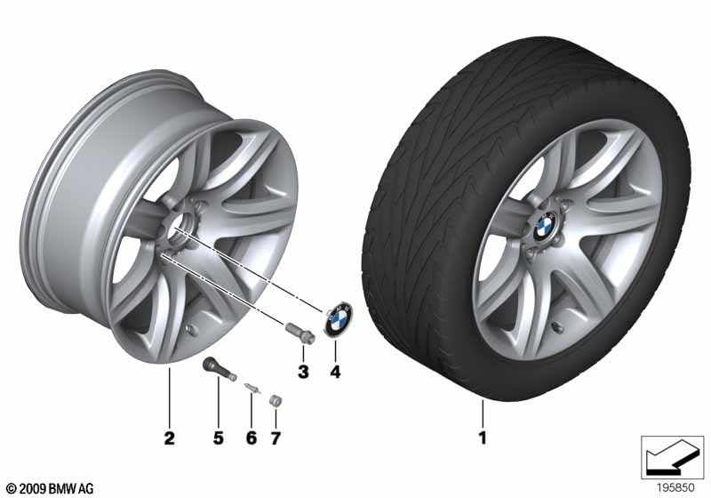BMW LA wheel Star Spoke 272 - 19''