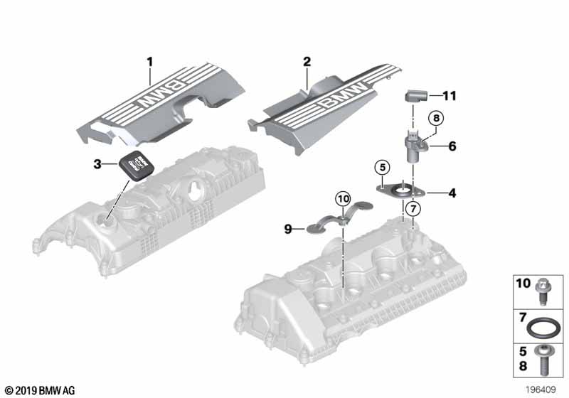 Cylinder head cover/Mounting parts