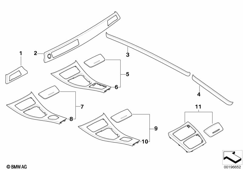Individual wood trim covers