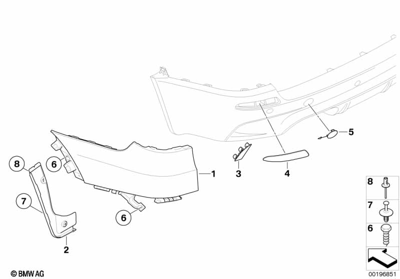 Genuine BMW 51127217837 E70 Extension, Wheelhousing, Primed, Left (Inc. X5 M) | ML Performance UK Car Parts